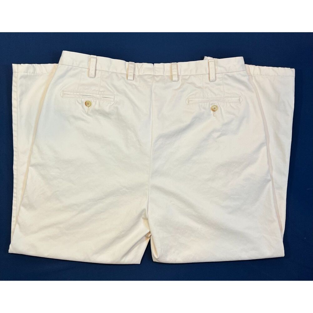 Peter Millar Men’s 38x38 White Chino Pants Classic Fit Golf Preppy